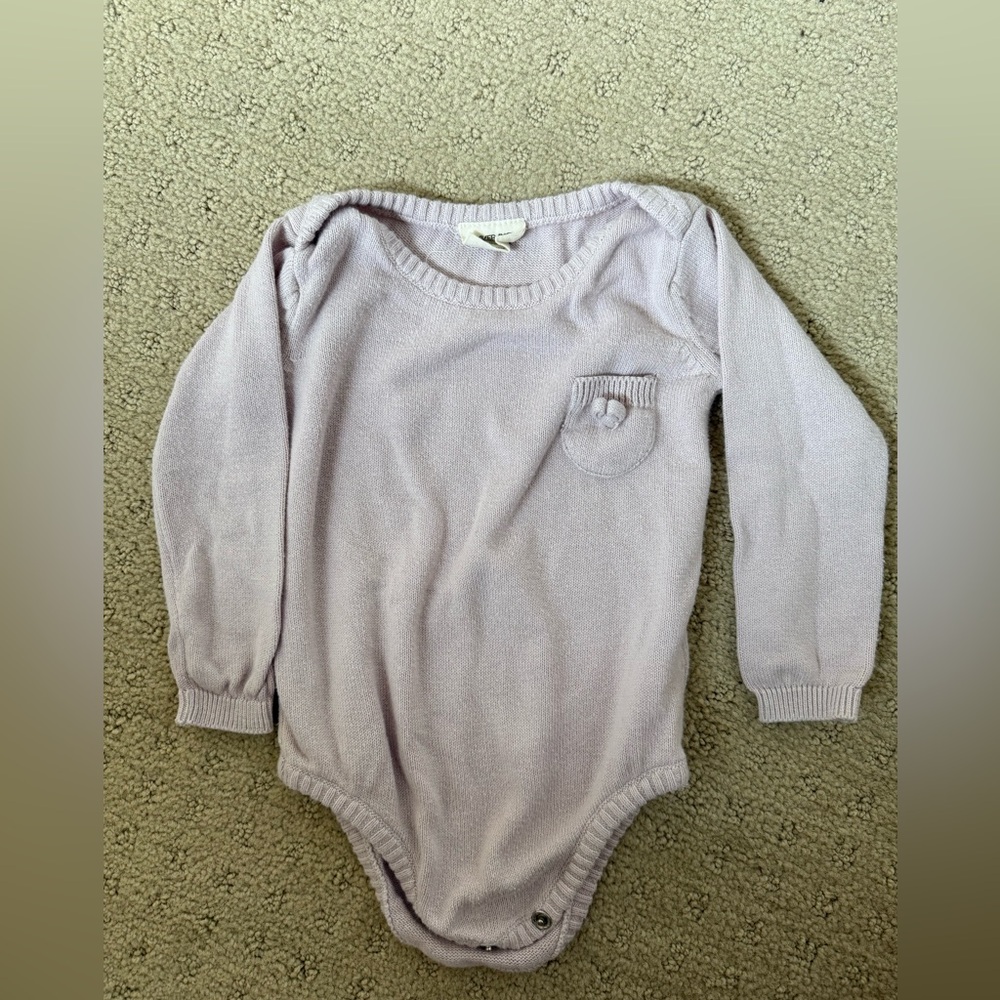 Viverano Organics - Milan Knit Romper Bodysuit - Full Sleeve